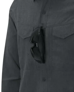 Defender Mk2 Gentleman Shirt Melange Black-Grey