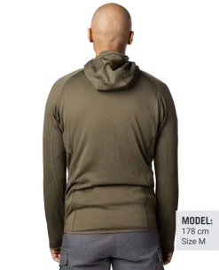 Delta AR Half Zip Hoody Black Schwarz