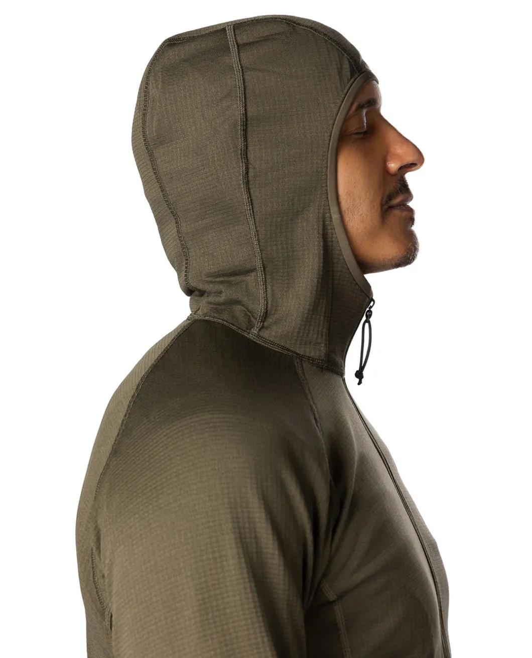 Delta AR Half Zip Hoody Black Schwarz