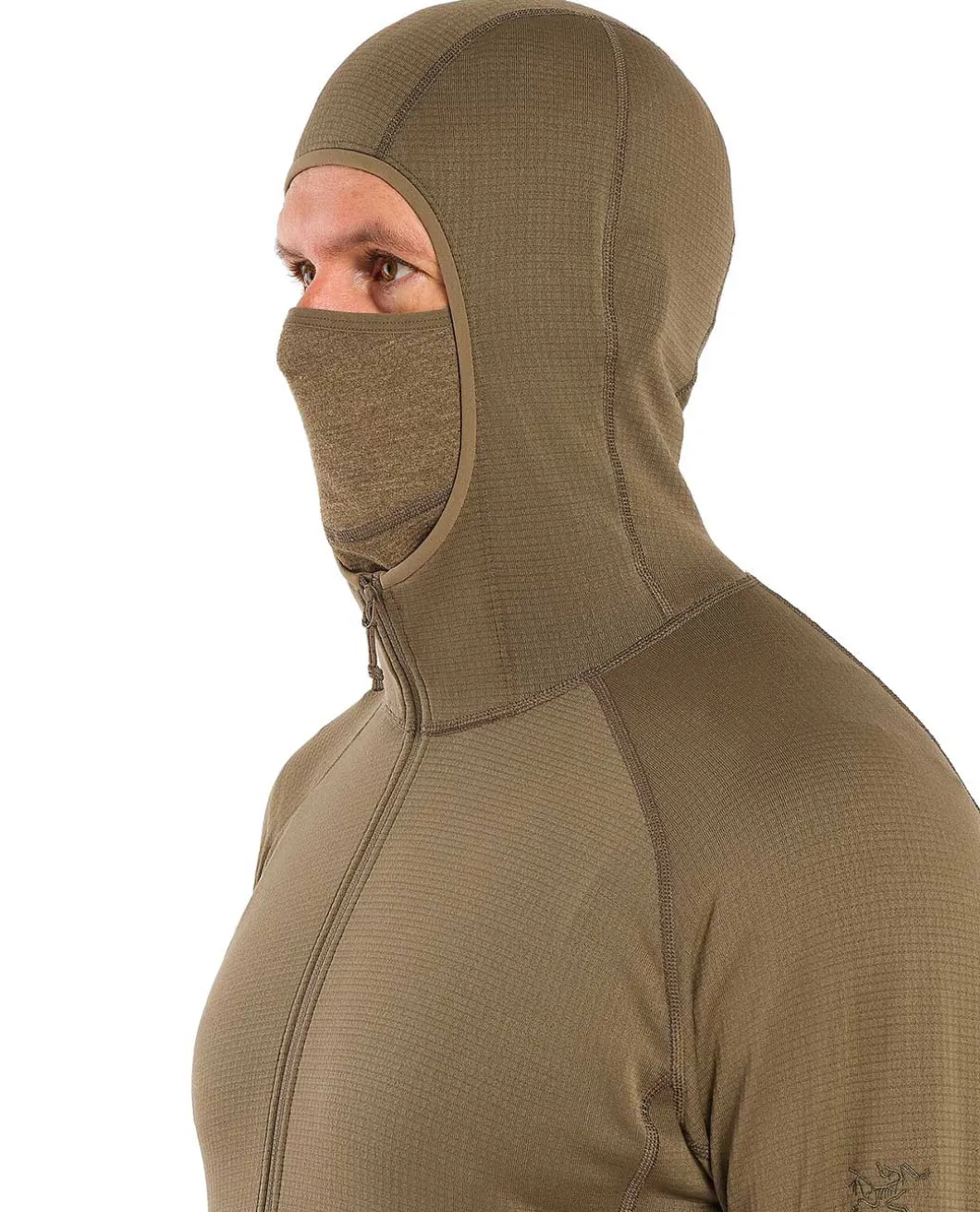 Delta AR Half Zip Hoody Ranger Green
