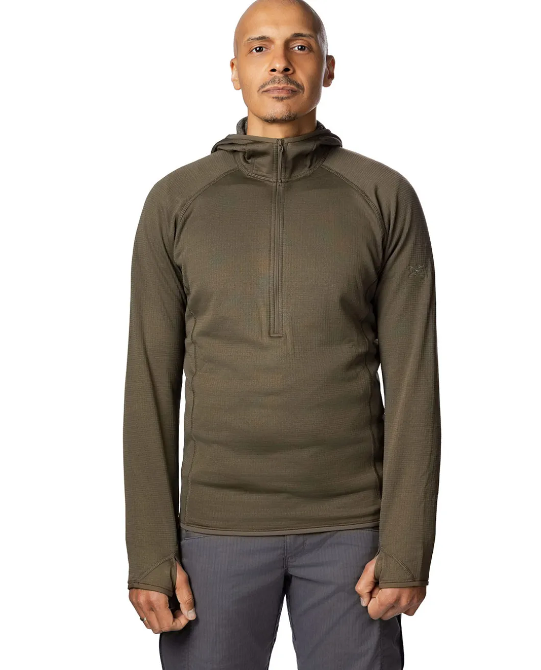Delta AR Half Zip Hoody Ranger Green