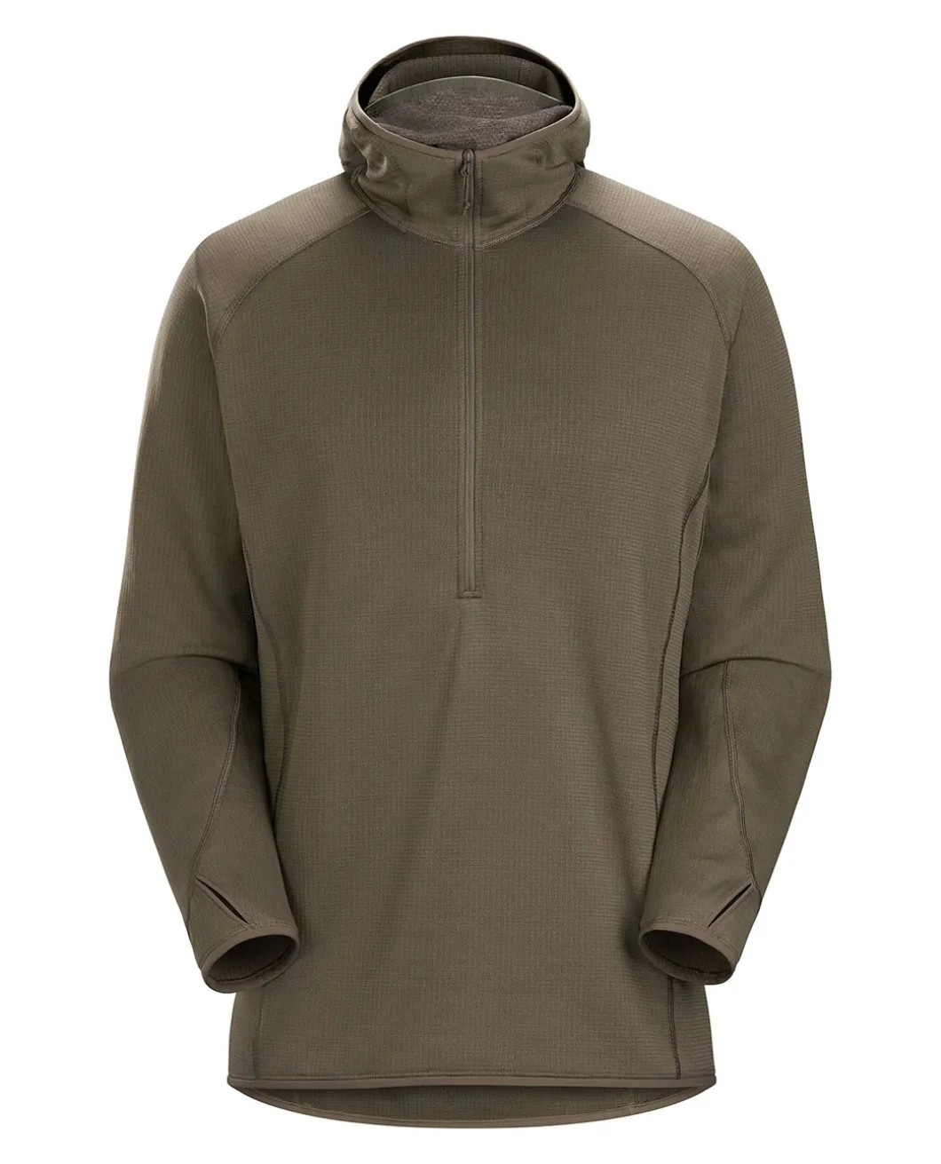 Delta AR Half Zip Hoody Ranger Green