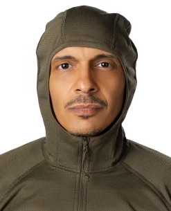 Delta AR Half Zip Hoody Ranger Green