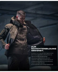Delta ML Gen.3 Tactical Winter Jacket Steel Grey