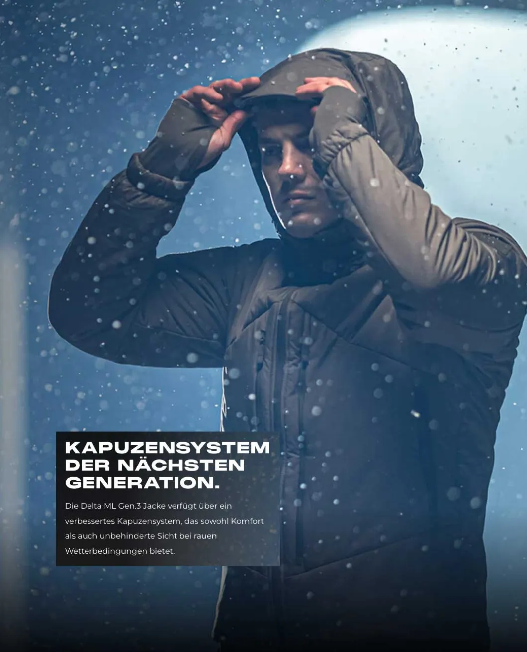 Delta ML Gen.3 Tactical Winter Jacket Steel Grey