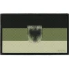 Deutschlandflagge Wappen Patch Oliv