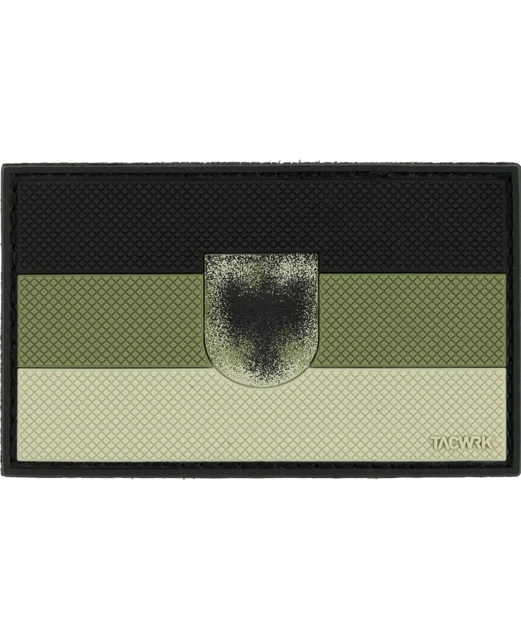 Deutschlandflagge Wappen Patch Oliv