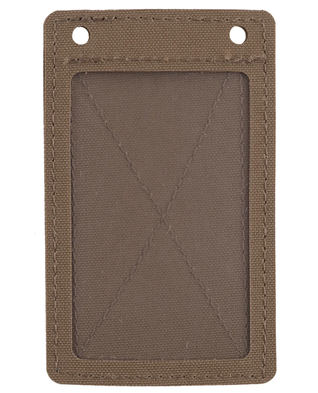 Dienstausweishalter klettbar Coyote Brown