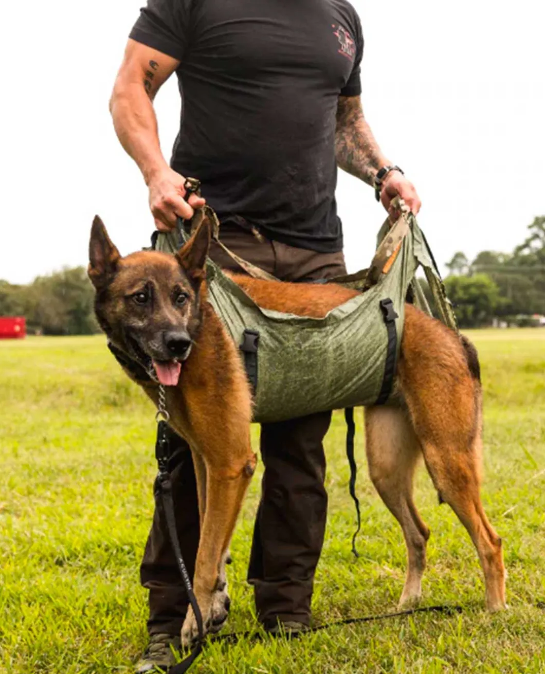 D LIFT Dog Stretcher w/ Carrier Olive Drab
