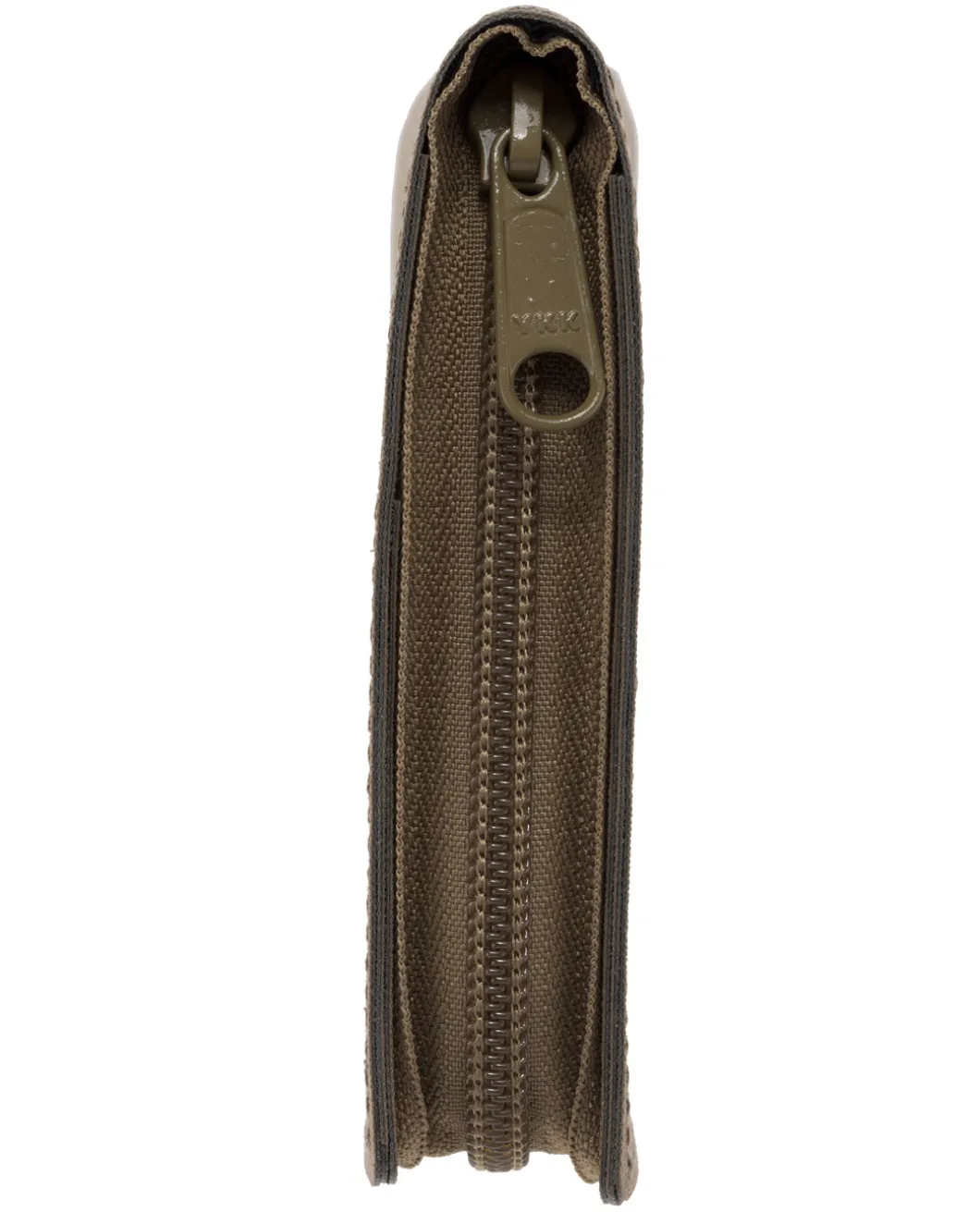 Dokumentenmappe A6 mit Reißverschluss Coyote Brown