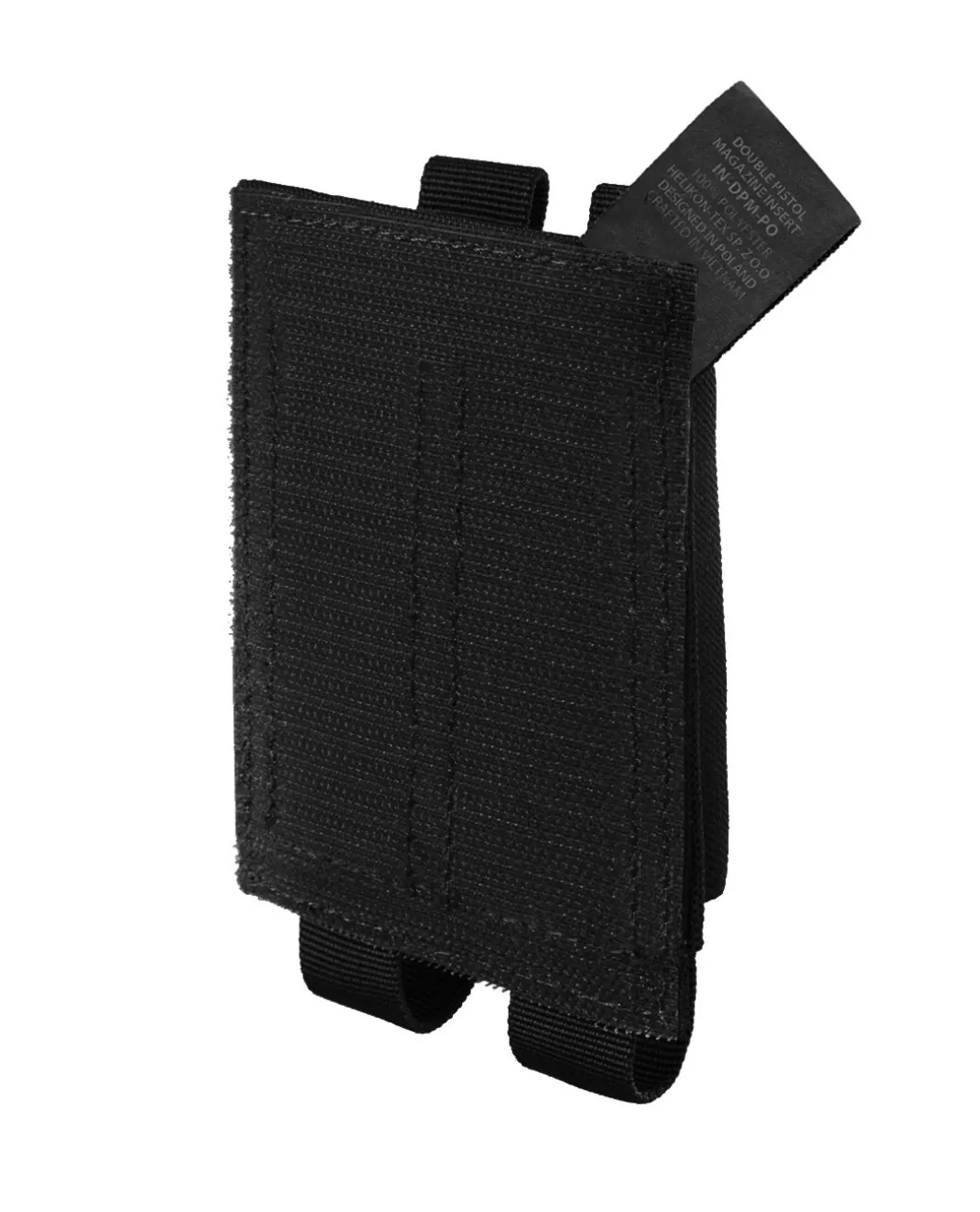 Double Pistol Magazine Insert Polyester Black Schwarz