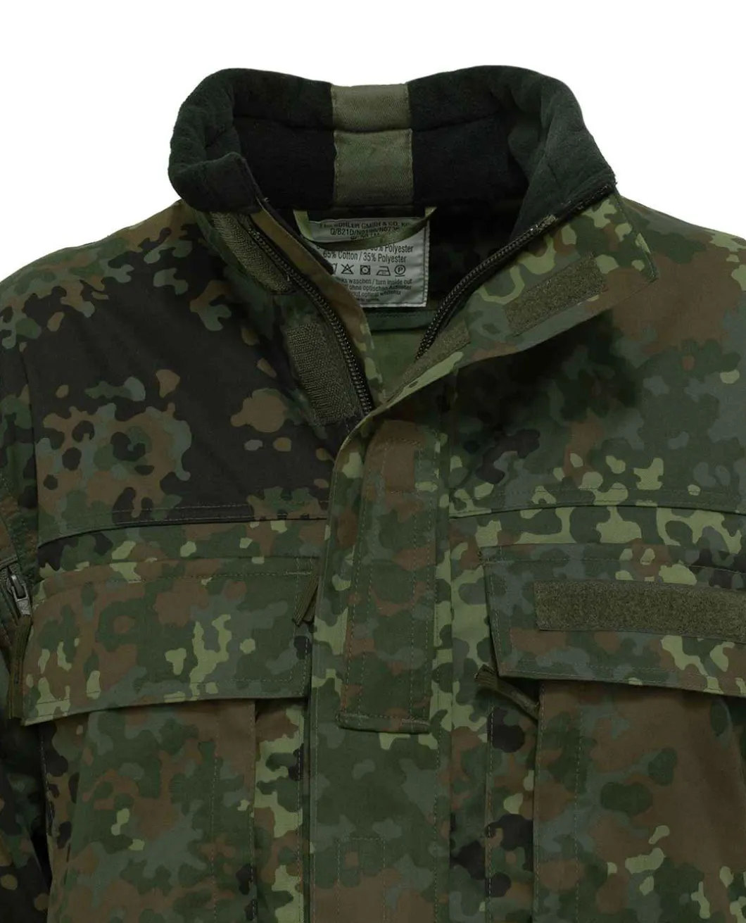 Einsatzkampfjacke KBS lang 5-Farben-Flecktarn
