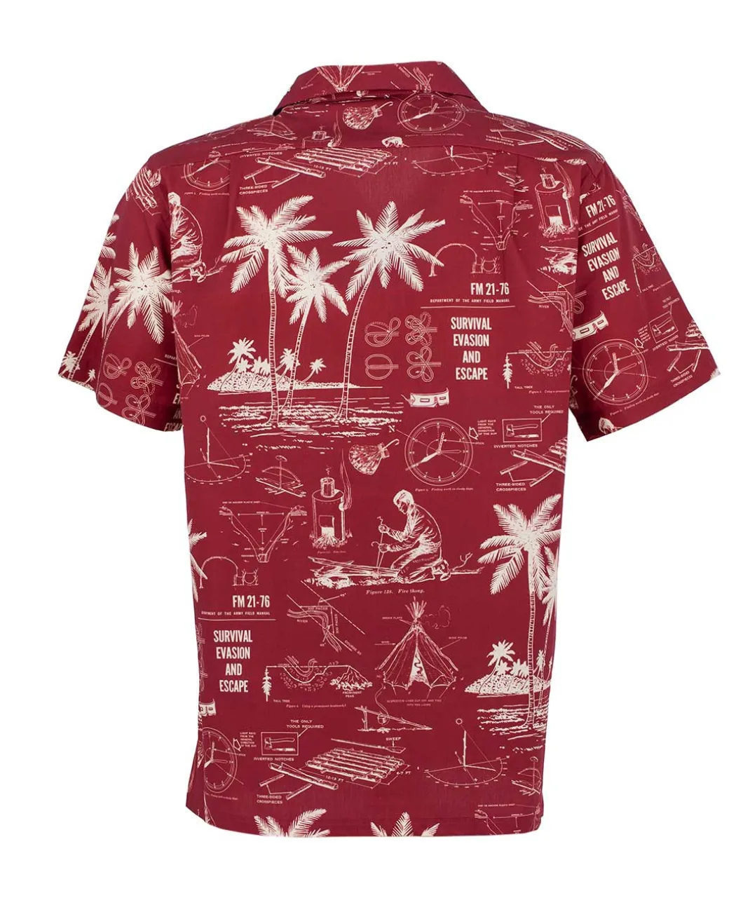 Field Manual Camp Shirt 2024 Burgundy