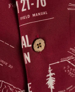 Field Manual Camp Shirt 2024 Burgundy