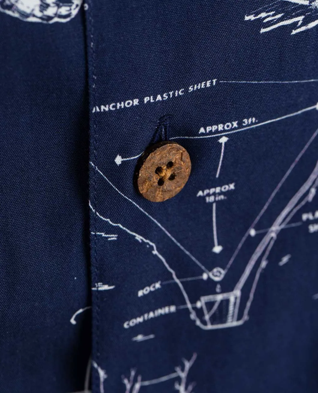 Field Manual Camp Shirt 2024 Navy
