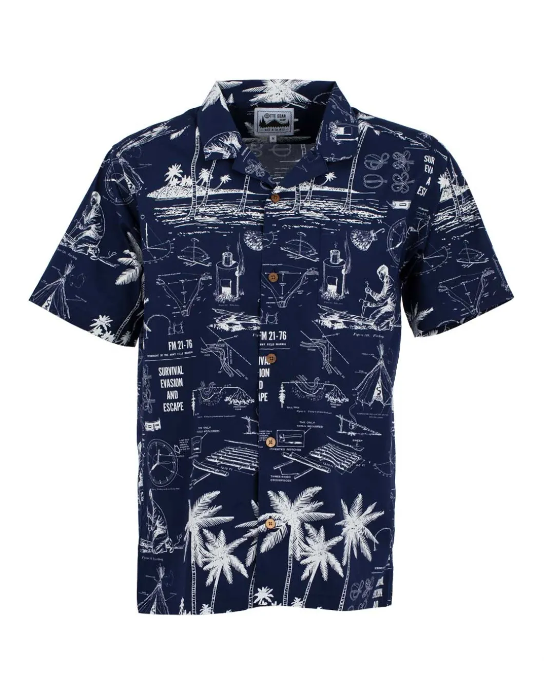 Field Manual Camp Shirt 2024 Navy