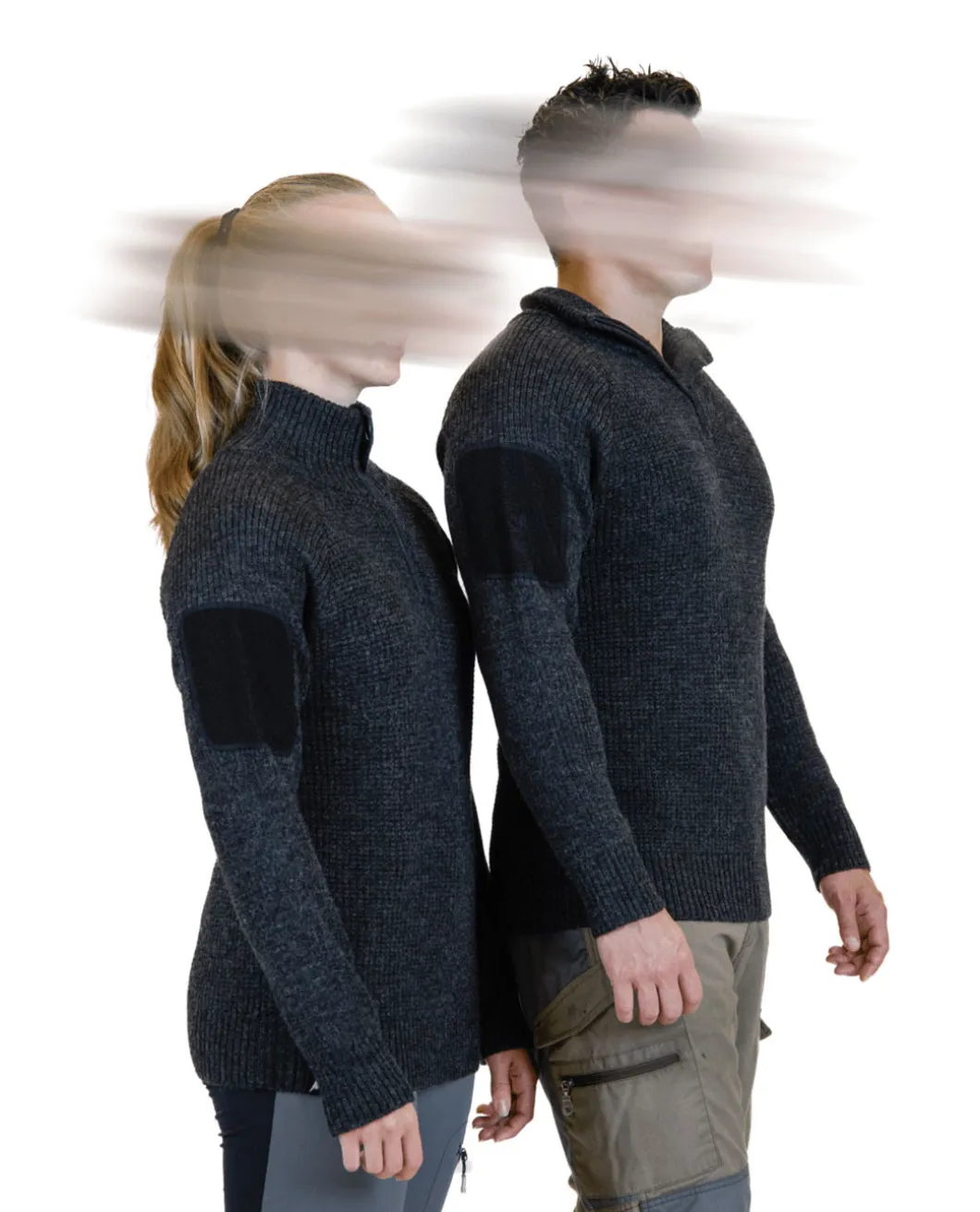 Finnmark Half Zip Sweater Dark Grey