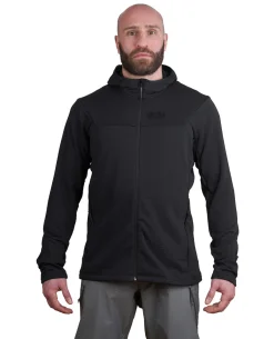 Fleece Hoody ES Black Schwarz