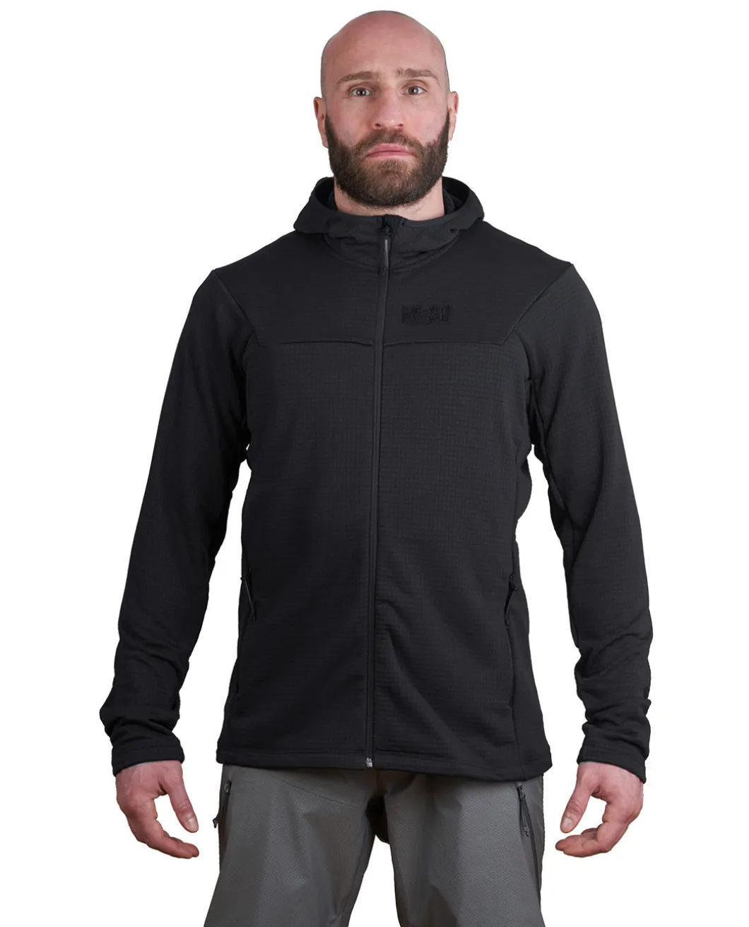 Fleece Hoody ES Black Schwarz