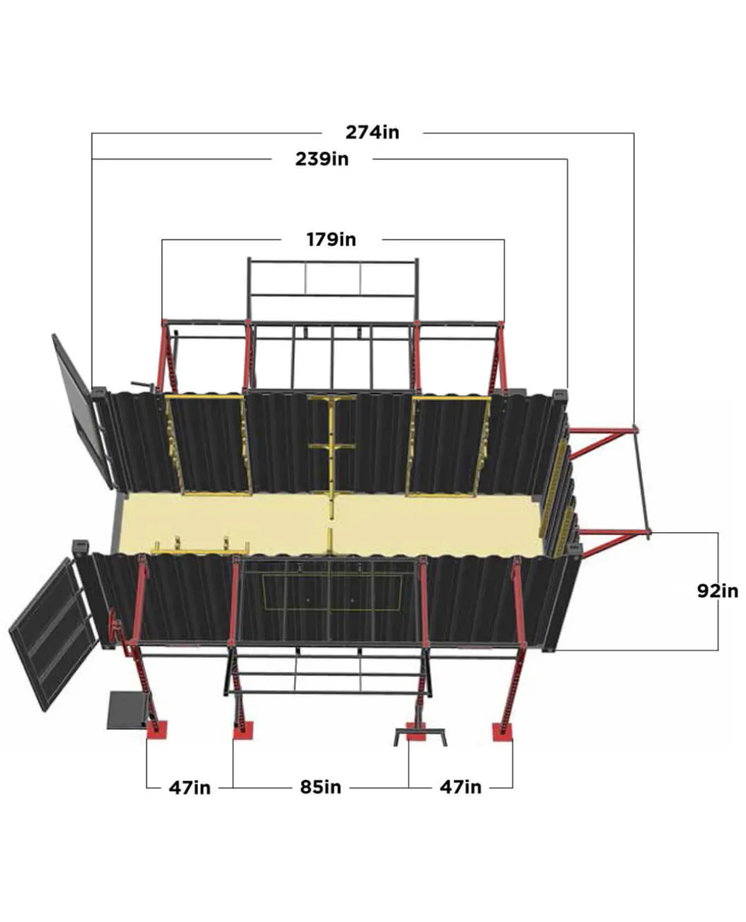 FOB 20 Fitness-Container