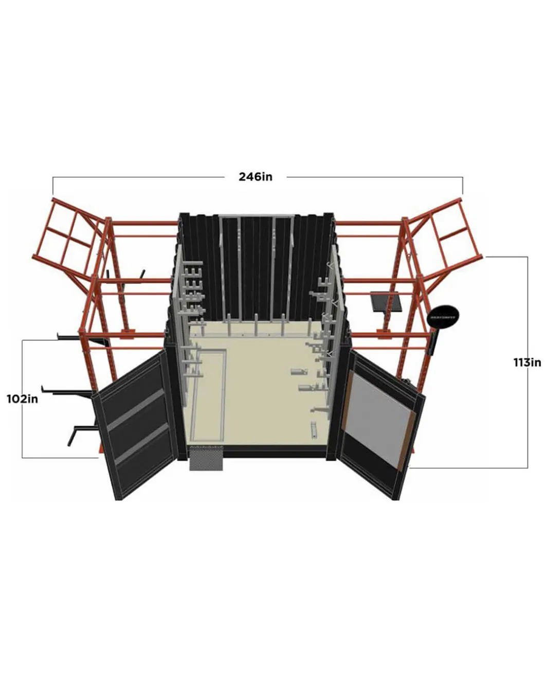 FOB 10 Fitness-Container