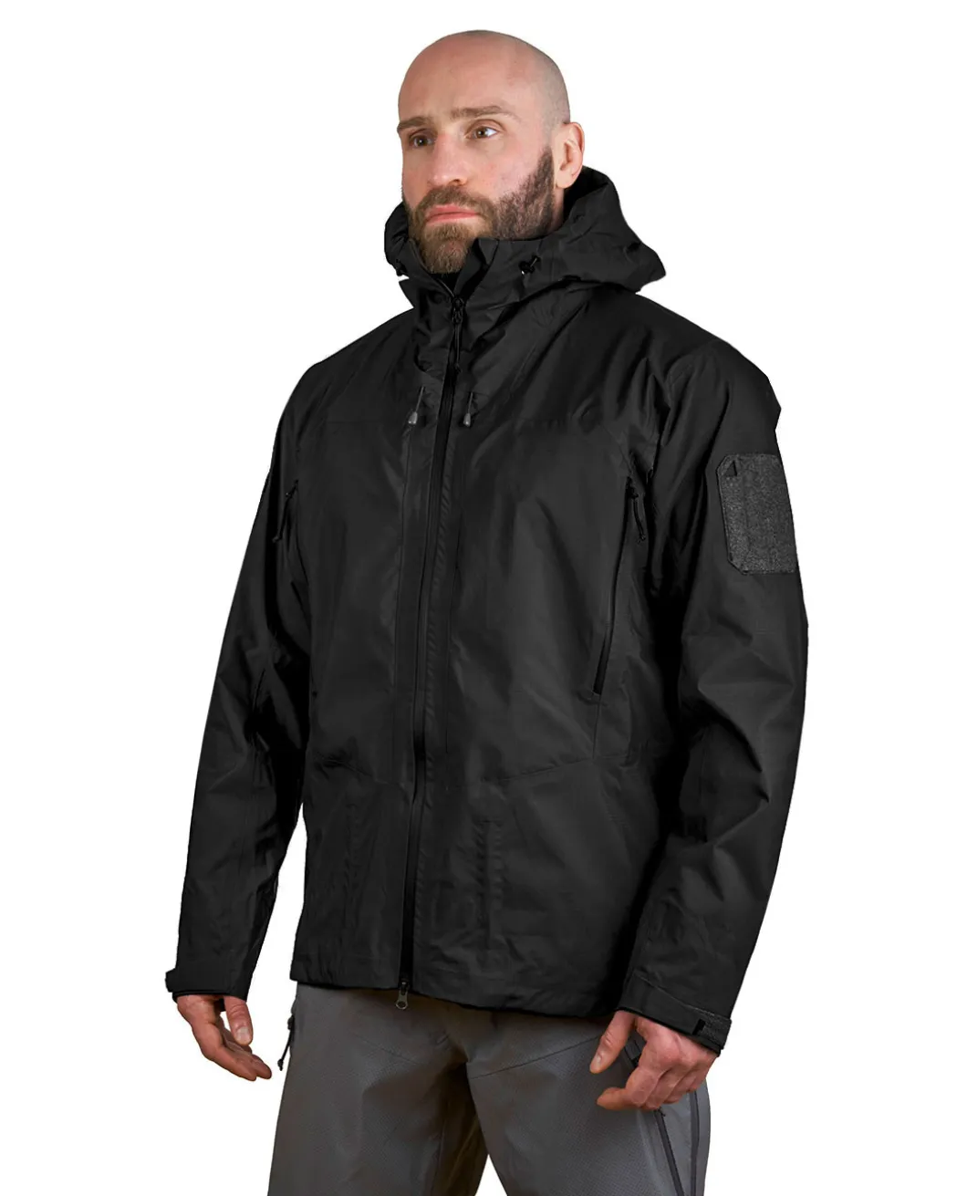 Gore-Tex 3L Hoody Black Schwarz