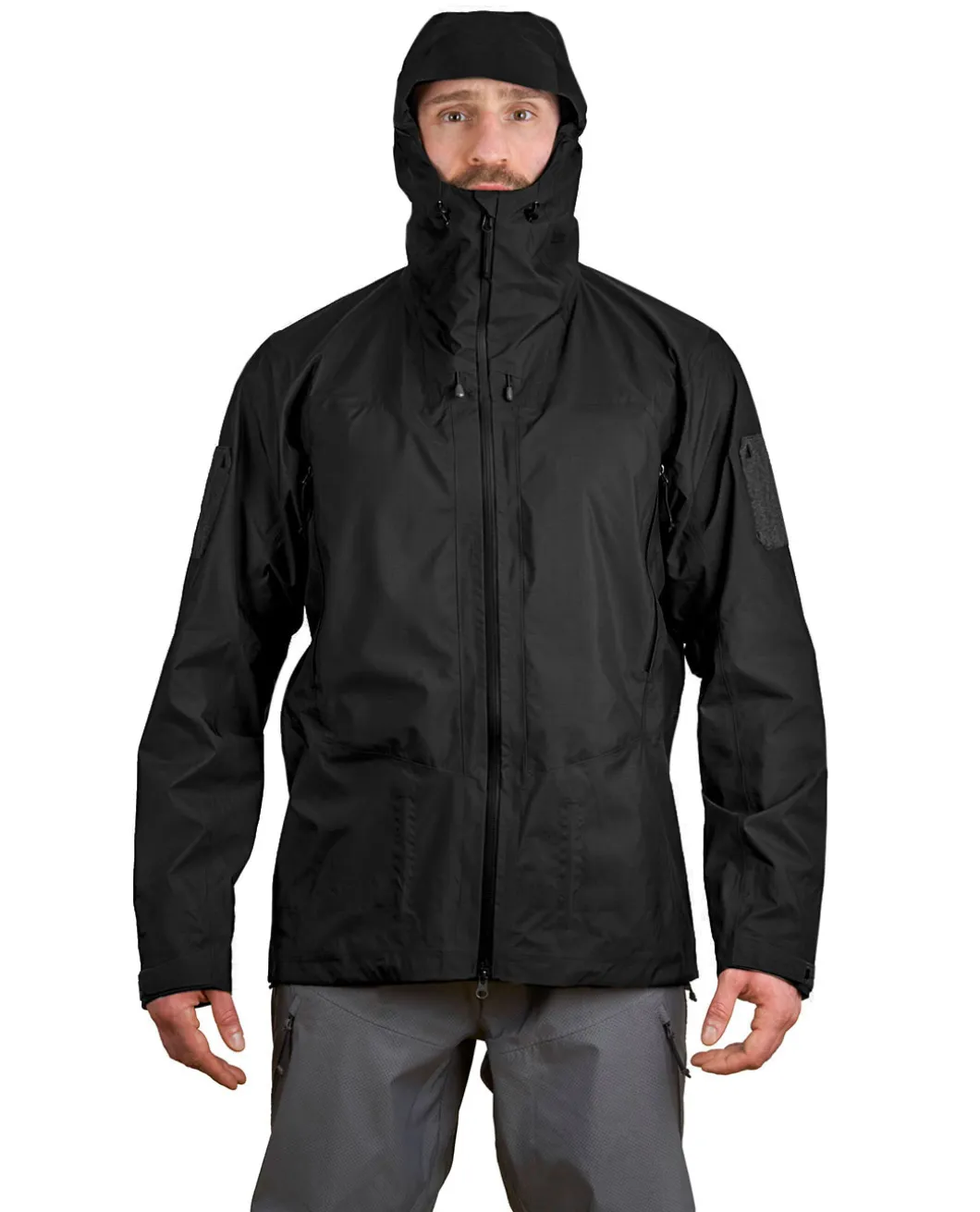 Gore-Tex 3L Hoody Black Schwarz
