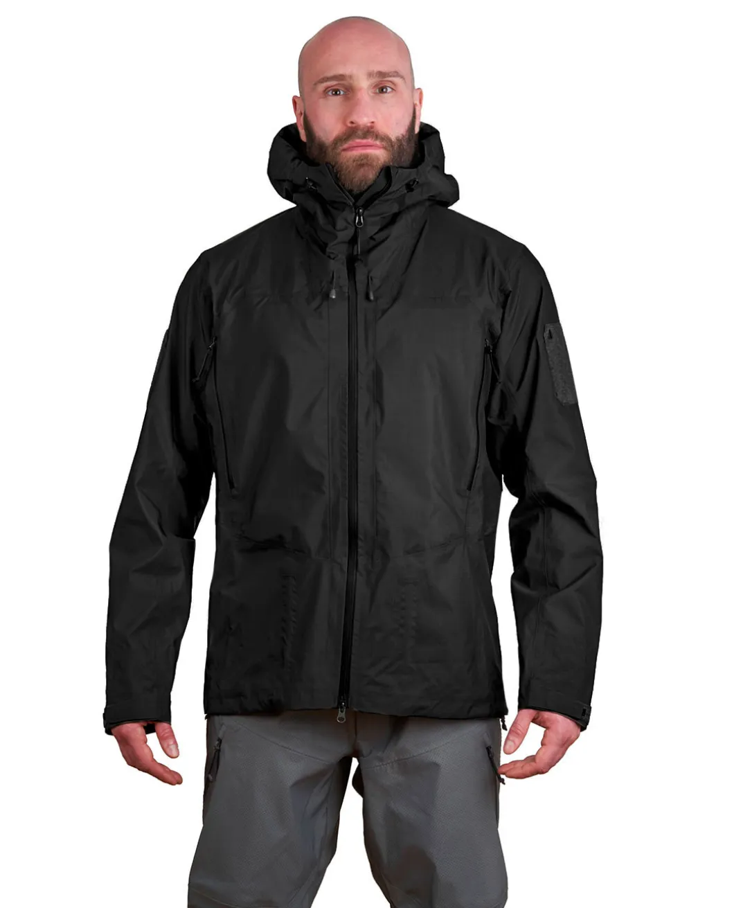 Gore-Tex 3L Hoody Black Schwarz
