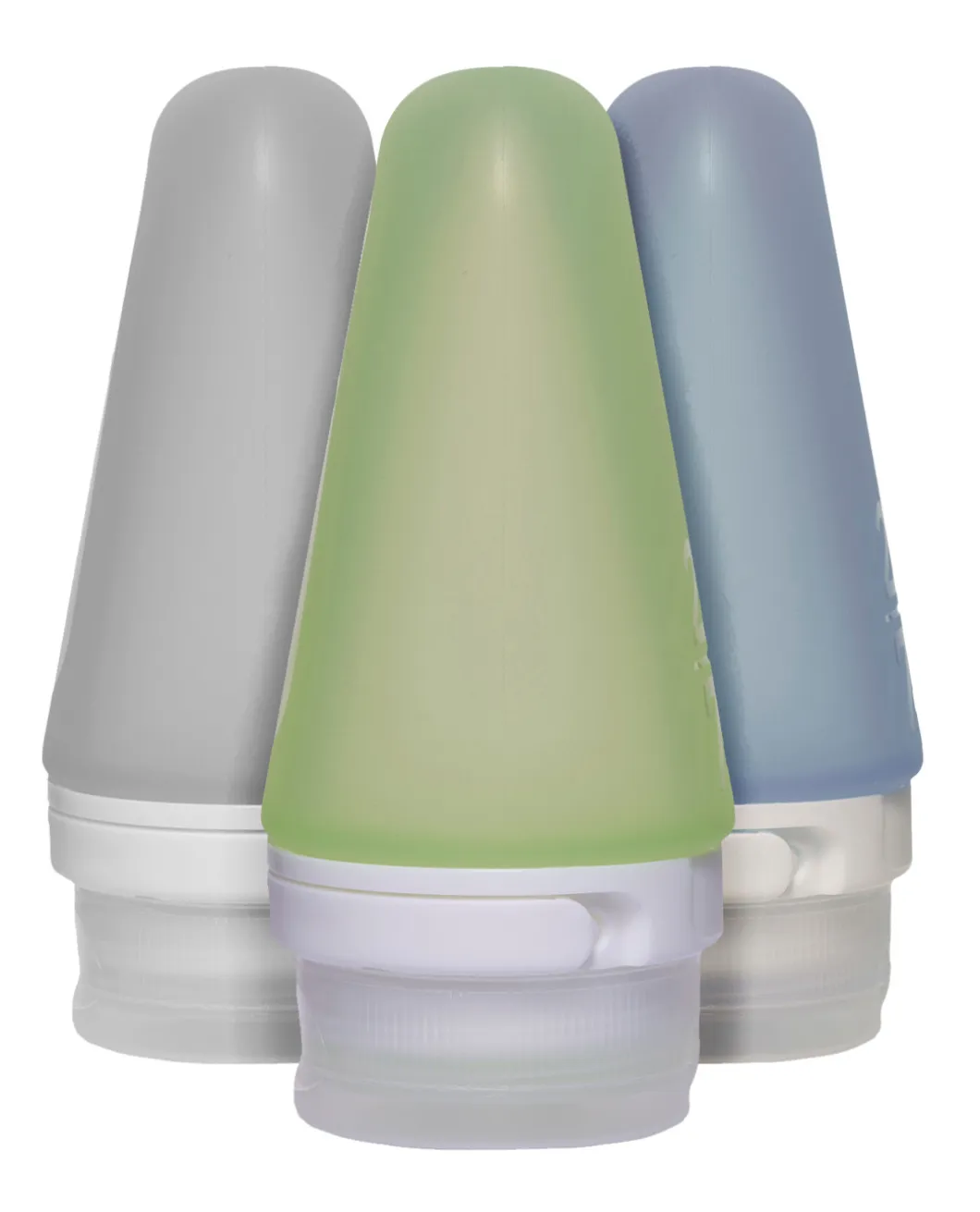 GoToob 100ml 3er Pack TRANSPARENT/GRÜN/BLAU