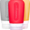 GoToob 100ml 3er Pack TRANSPARENT/ROT/ORANGE