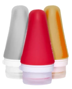 GoToob 74ml 3er Pack TRANSPARENT/ROT/ORANGE