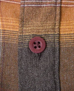 GreyMan Shirt Amber Plaid