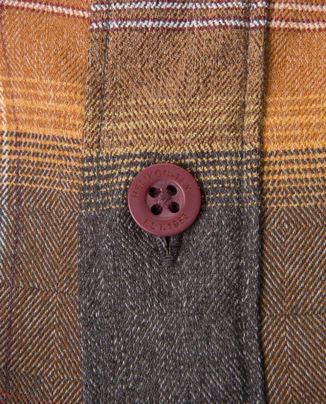 GreyMan Shirt Amber Plaid