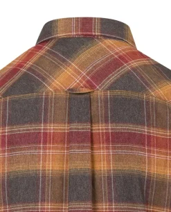 GreyMan Shirt Amber Plaid