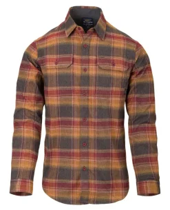 GreyMan Shirt Amber Plaid