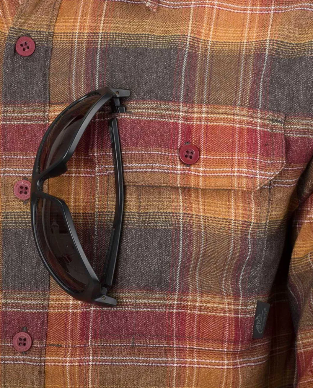 GreyMan Shirt Amber Plaid