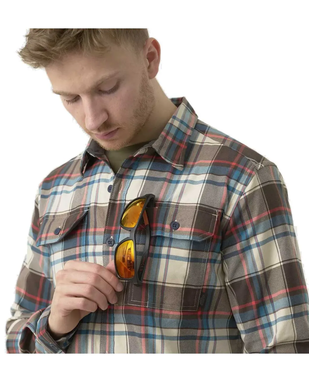 GreyMan Shirt True Grey Checkered