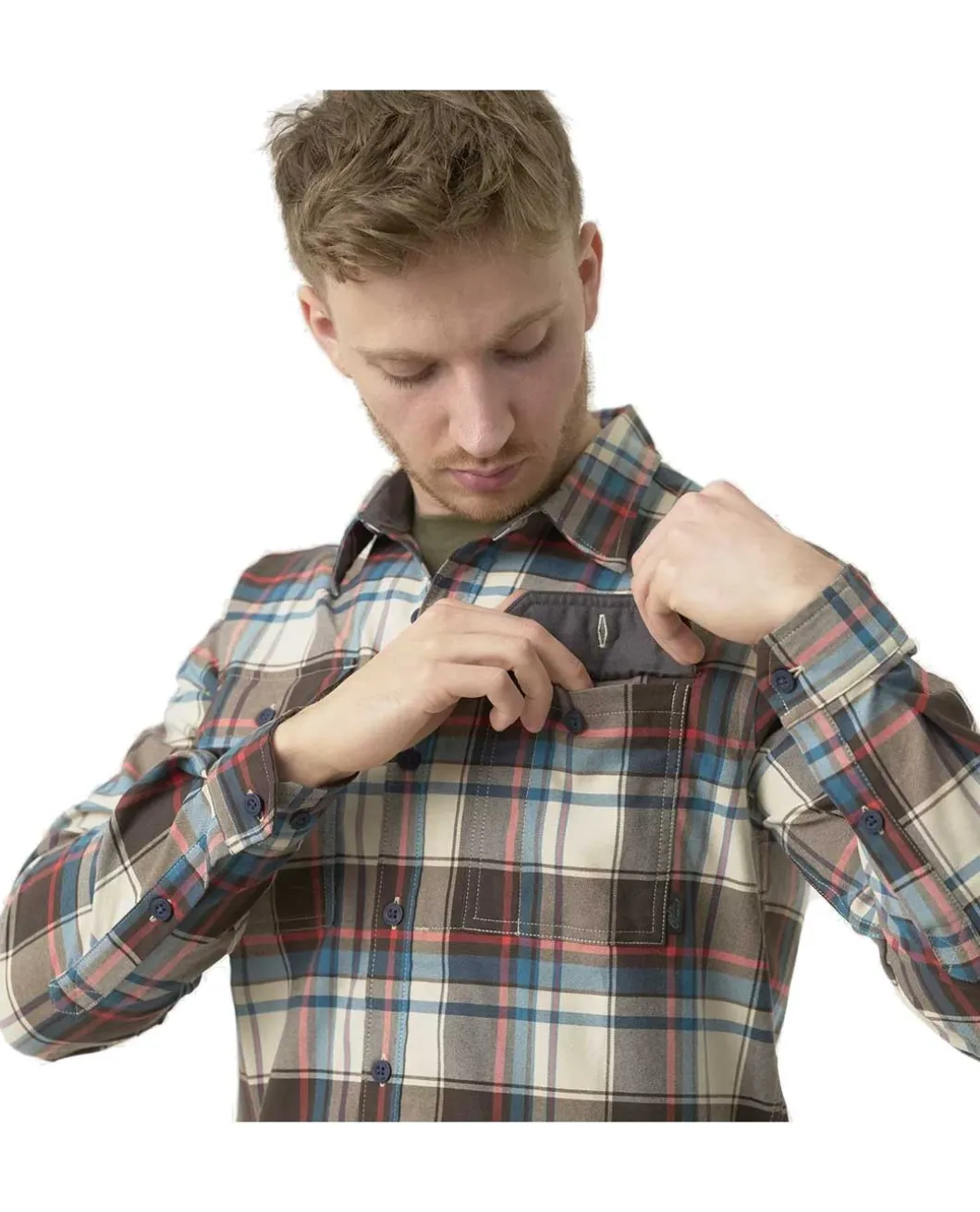 GreyMan Shirt True Grey Checkered