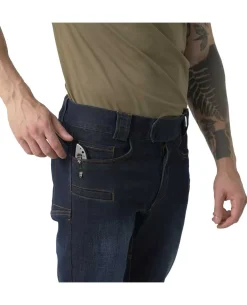 Greyman Tactical Jeans Slim Denim Mid Dark Blue