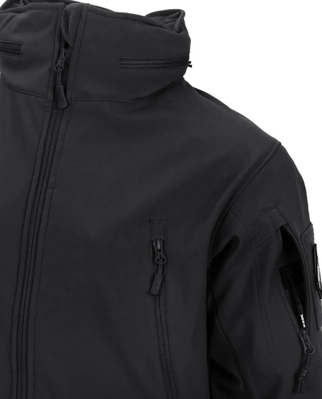 Gunfighter Jacket Shark Skin Windblocker Black Schwarz