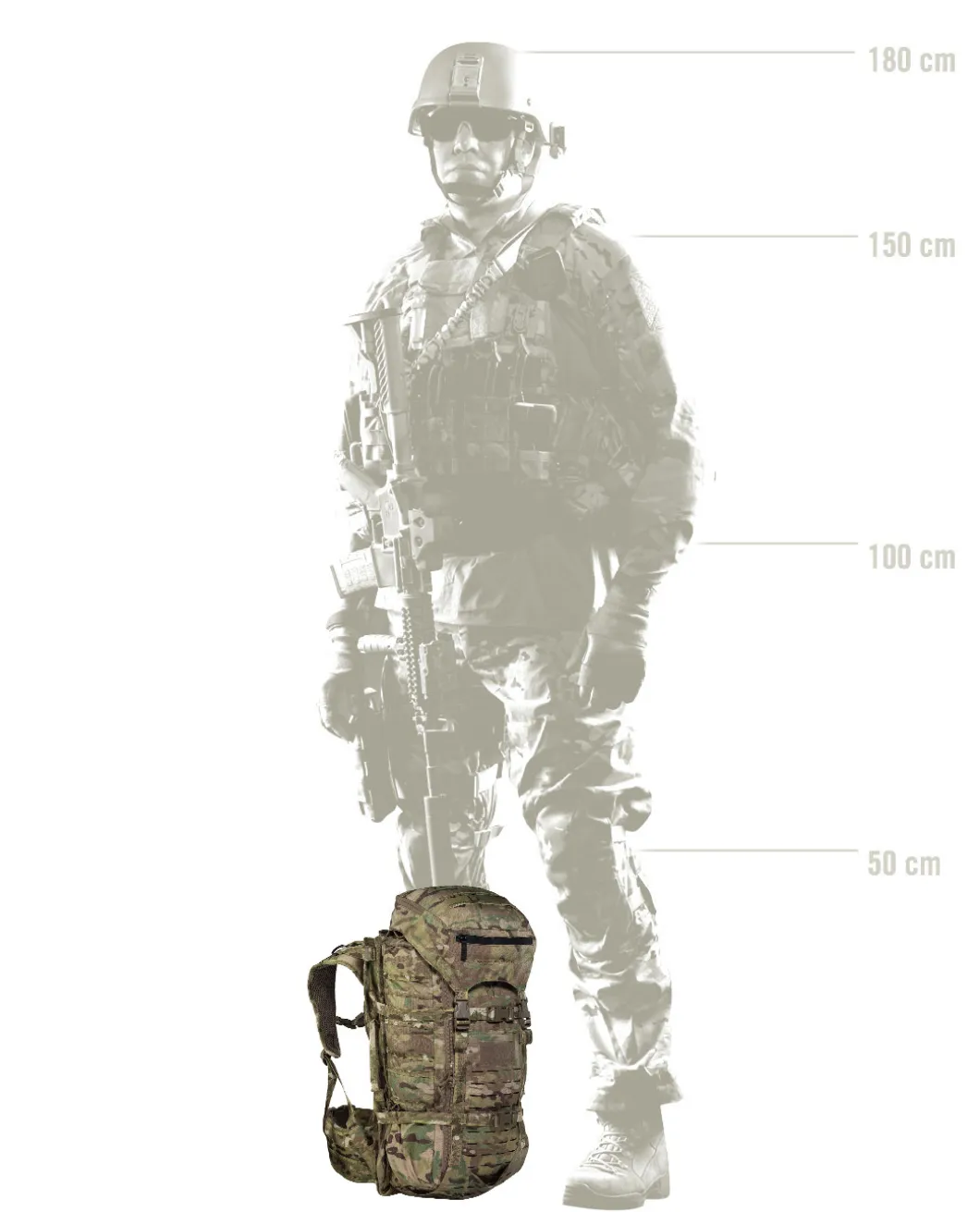 Gunslinger II Pack w/ INTEX Frame Multicam