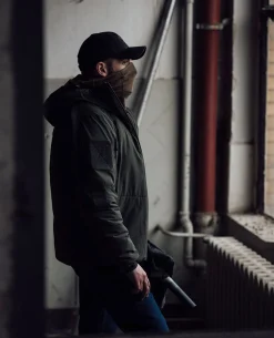 Heavy Insulation Hoody Black Schwarz