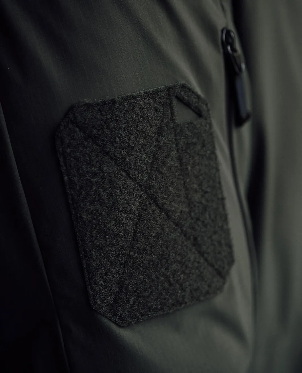 Heavy Insulation Hoody Olive Green