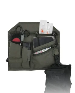 Hook Backed EDC Organizer Panel Black Schwarz