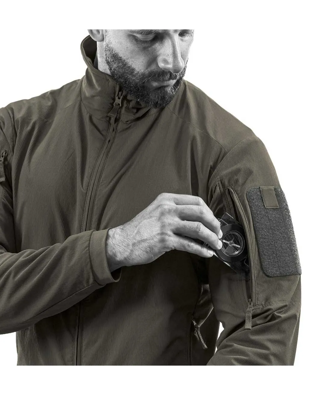 Hunter FZ Gen.3 Tactical Softshell Jacket Brown Grey