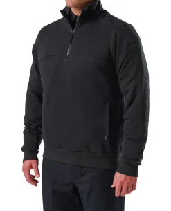 Job Shirt 1/4 Zip 2.0 Black Schwarz