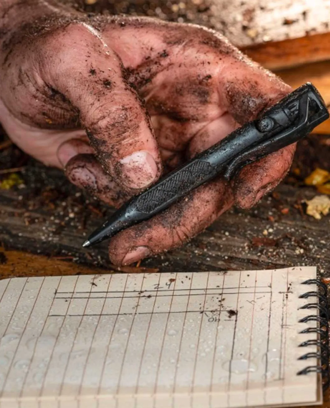 20K Mini Bolt-Action Pen Black Ink Schwarz