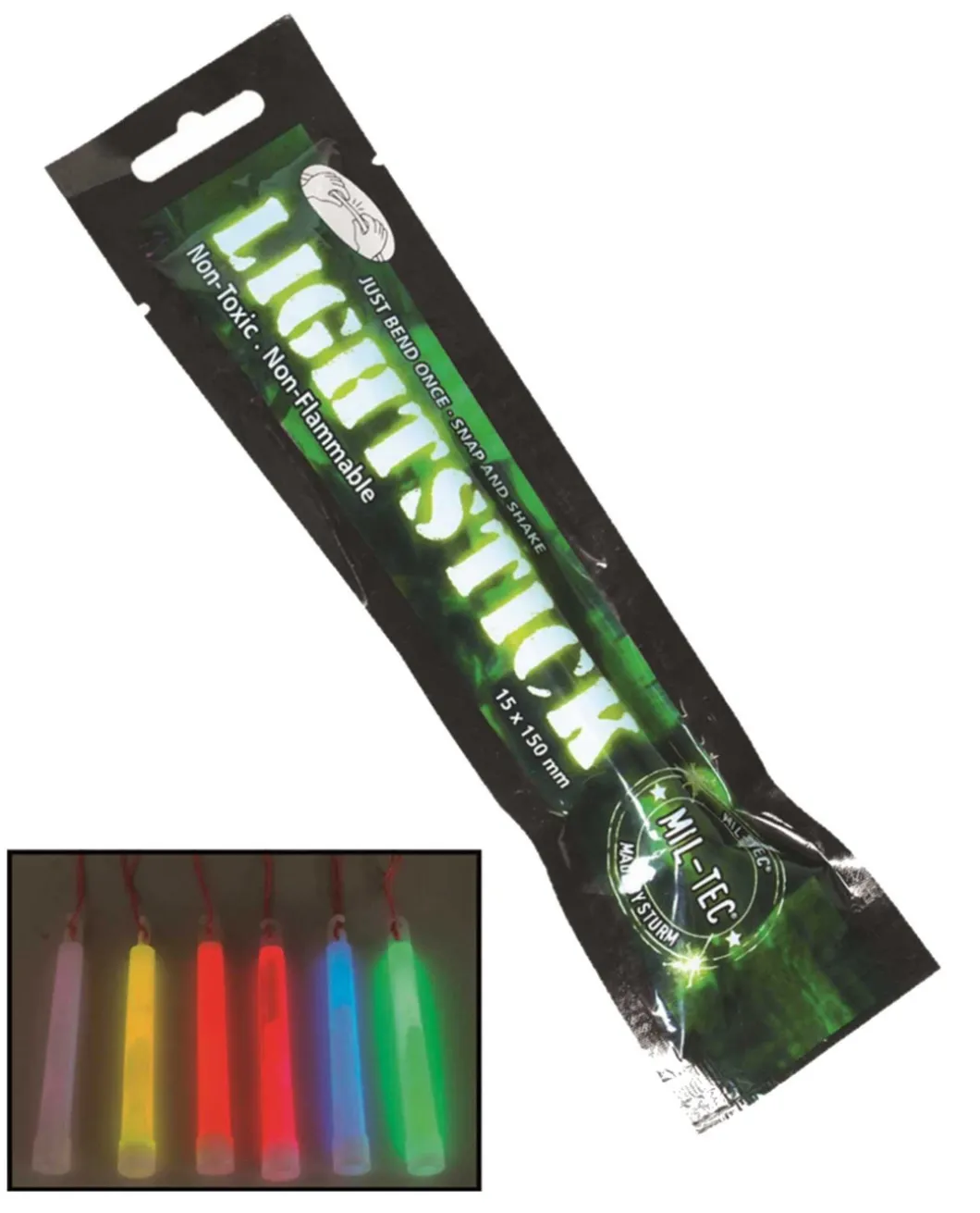 Leuchtstab 15cm Gelb