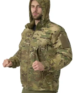 LEVEL 7 Lightweight Winter Jacket Climashield Multicam