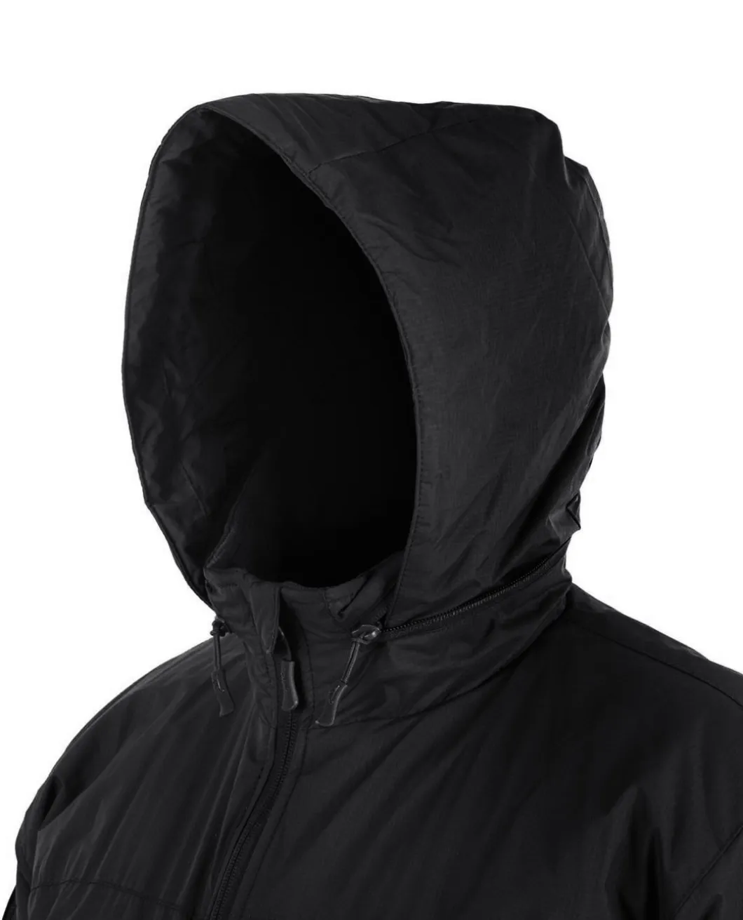 LEVEL 7 Lightweight Winter Jacket Climashield Black Schwarz